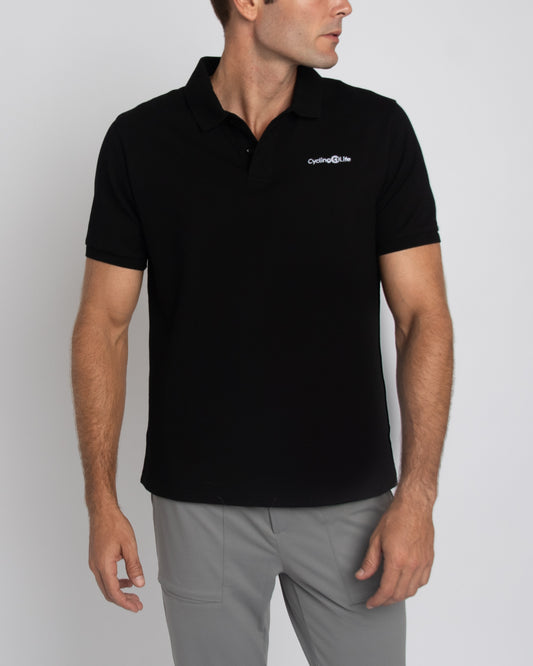 Men's Signature Polo in Black